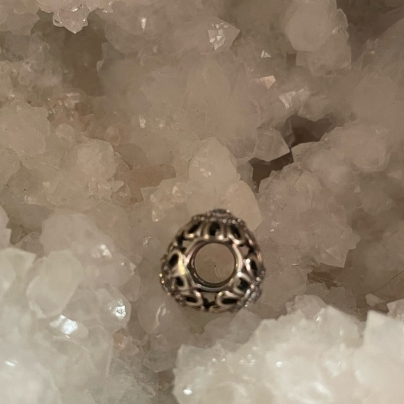 2 Authentic Pandora Floral Brilliance Charm CZ 925 Sterling Silver. - Picture 5 of 5